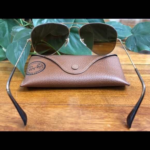 Ray Ban polarized aviator sunglasses - Picture 2 of 6